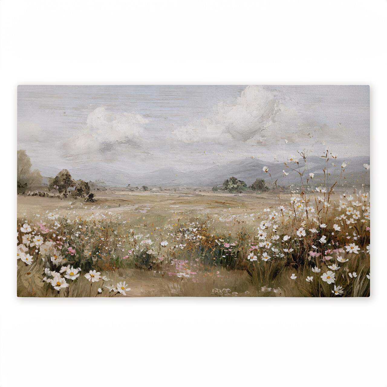 Stupell Industries Abstract Flower Blooming Ergonomic Non Slip Door Mat Recycled Cushioned, 18"x30"